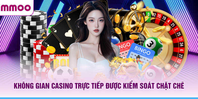 Live Casino MMOO - Thông Tin Không Gian Trực Tuyến Năm 2026 5 Không gian casino MMOO trực tiếp được kiểm soát chặt chẽ