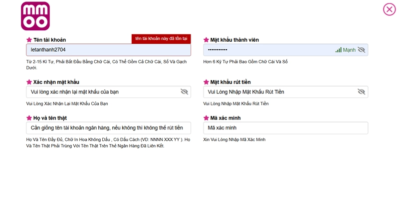 Đăng Ký MMOO - Tổng Hợp Thông Tin Tài Khoản Mới Năm 2026 10 Biểu mẫu đăng ký MMOO